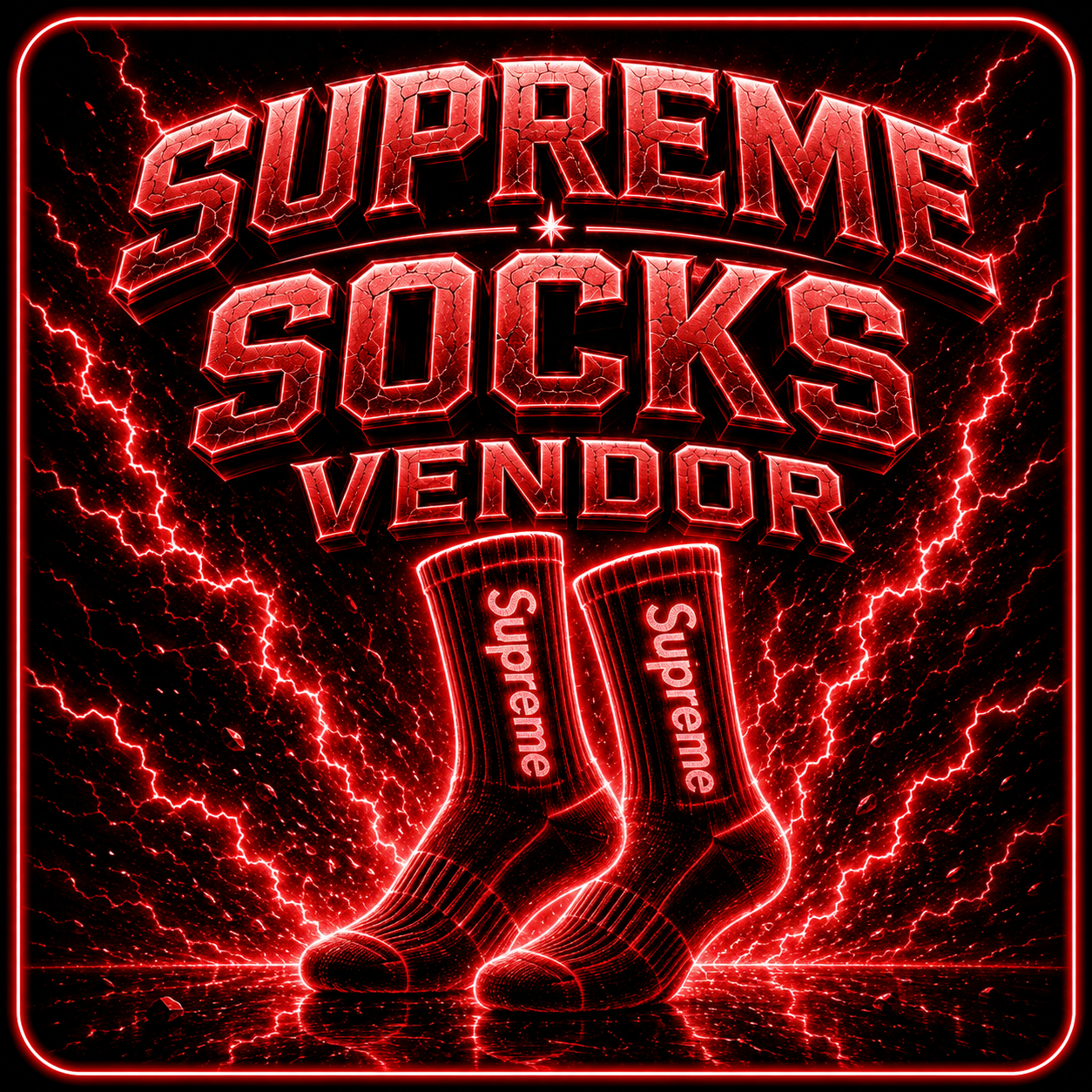 SUPREME SOCKS VENDOR